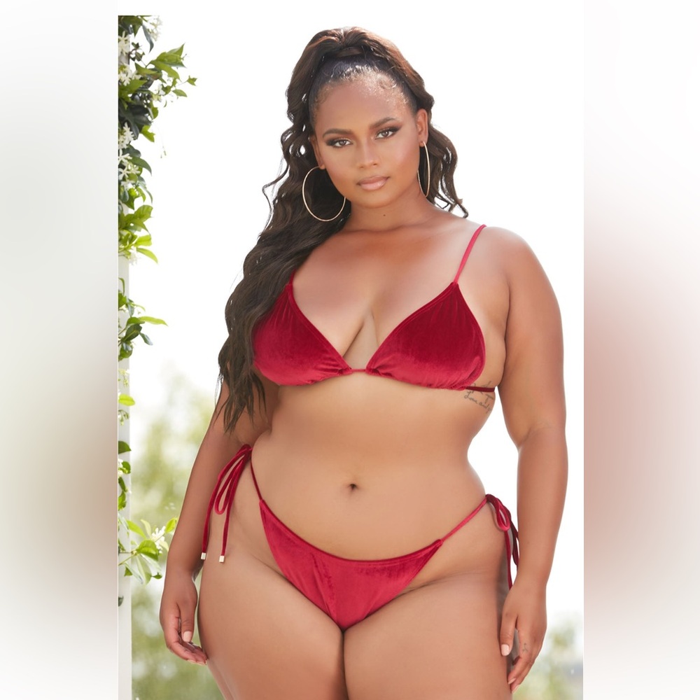 2 PIECE VELVET SET BIKINI 👙